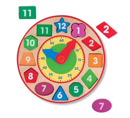 Shape Sorting Clock
