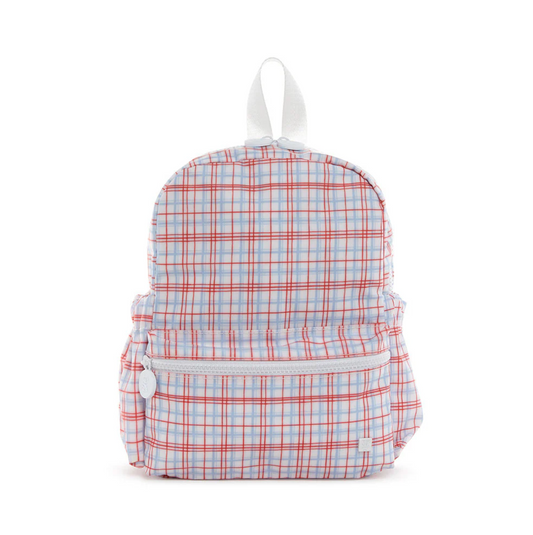 Mini Backer, Classic Plaid Red