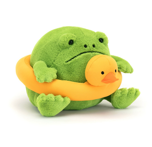 Ricky Rain Frog with Rubber Ring