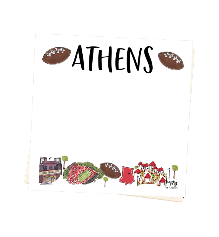 Athens, GA Chunky Notepad