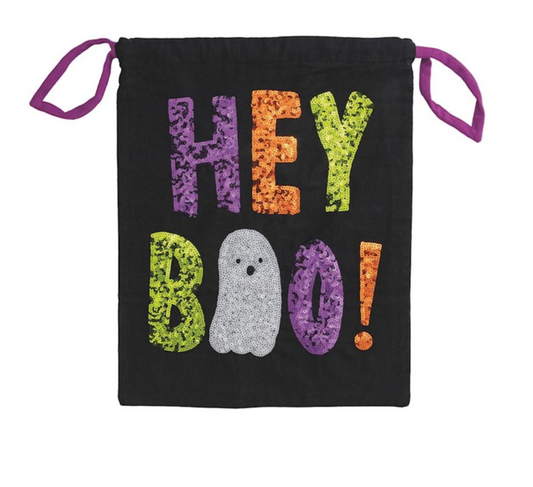 Hey Boo Sequin Treat Pillowcase