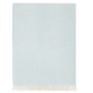 Herringbone Baby Alpaca Woven Blanket, Blue