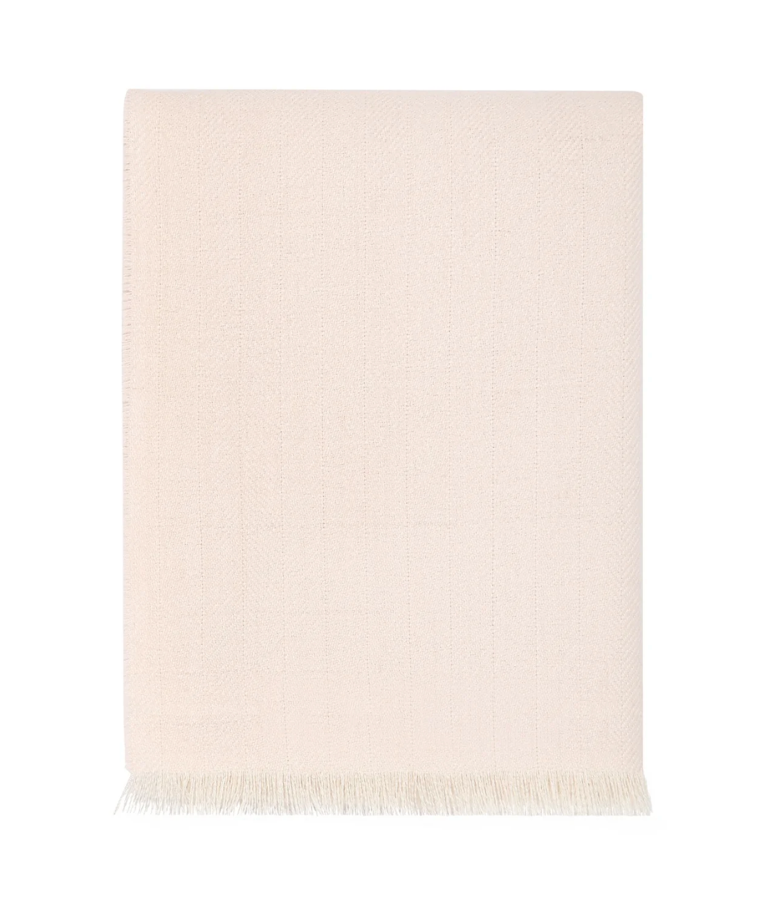 Herringbone Baby Alpaca Woven Blanket, Pink