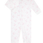 Charming Bows Print Zipper Footie