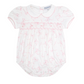 Charming Bows Print Smocked Bubble