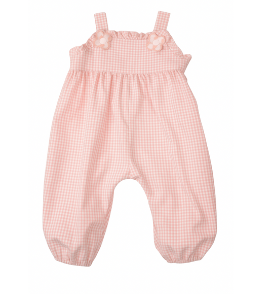 Check Romper, Flowers