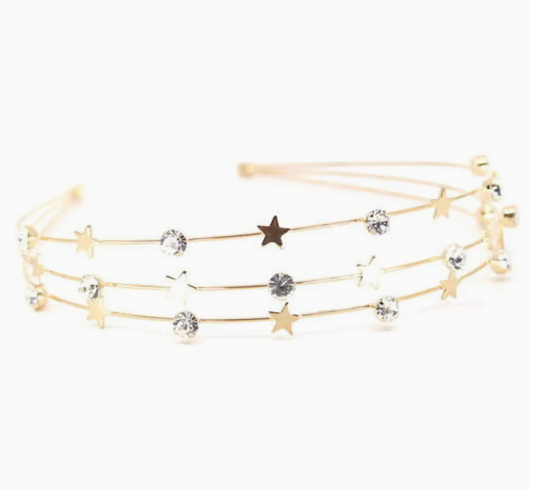 Triple Star Headband