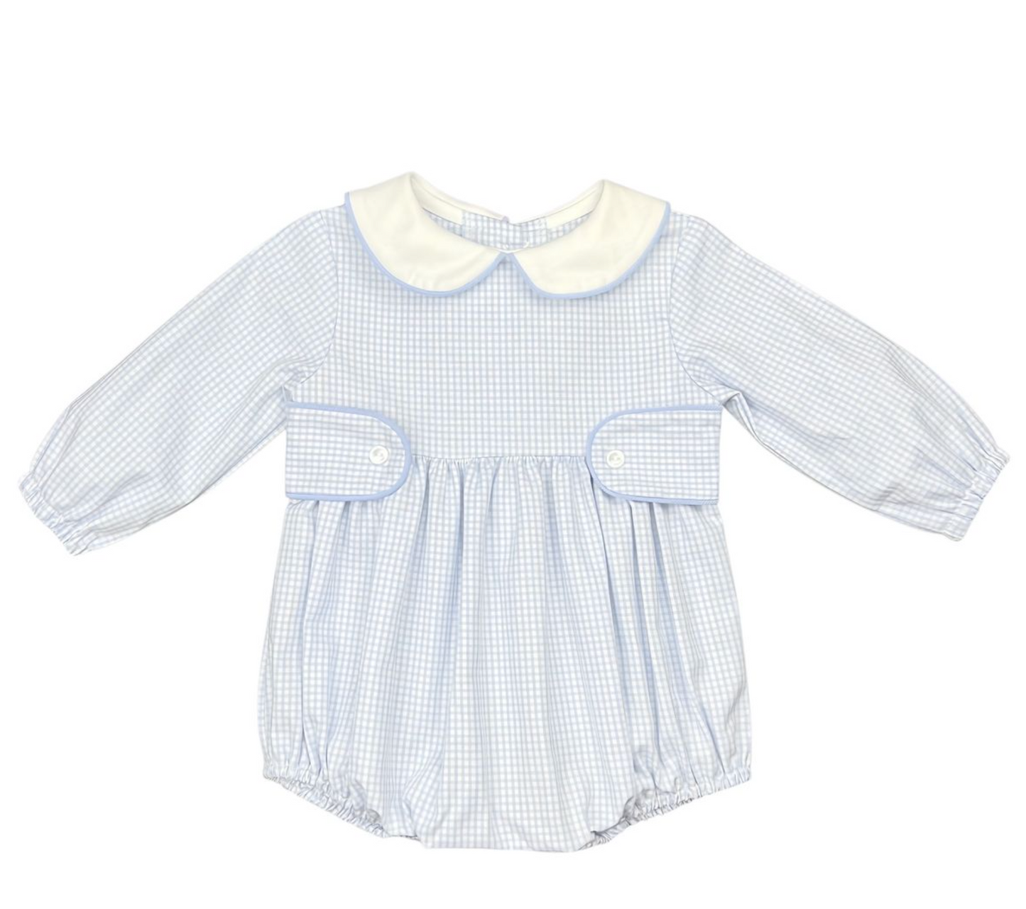 Edward Bubble, Blue Check Oxford