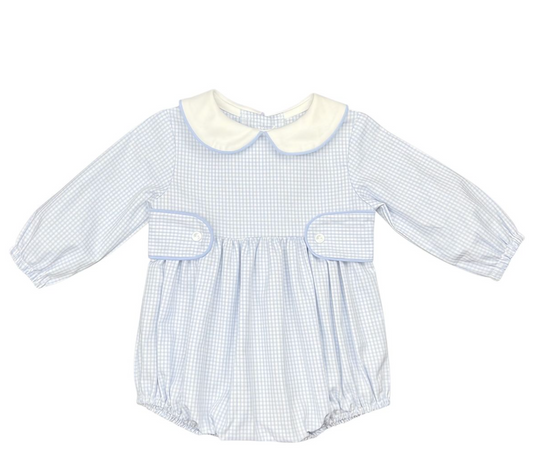 Edward Bubble, Blue Check Oxford