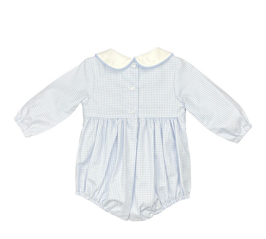 Edward Bubble, Blue Check Oxford