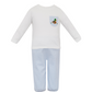 Mallard Duck Blue Check Pant Set