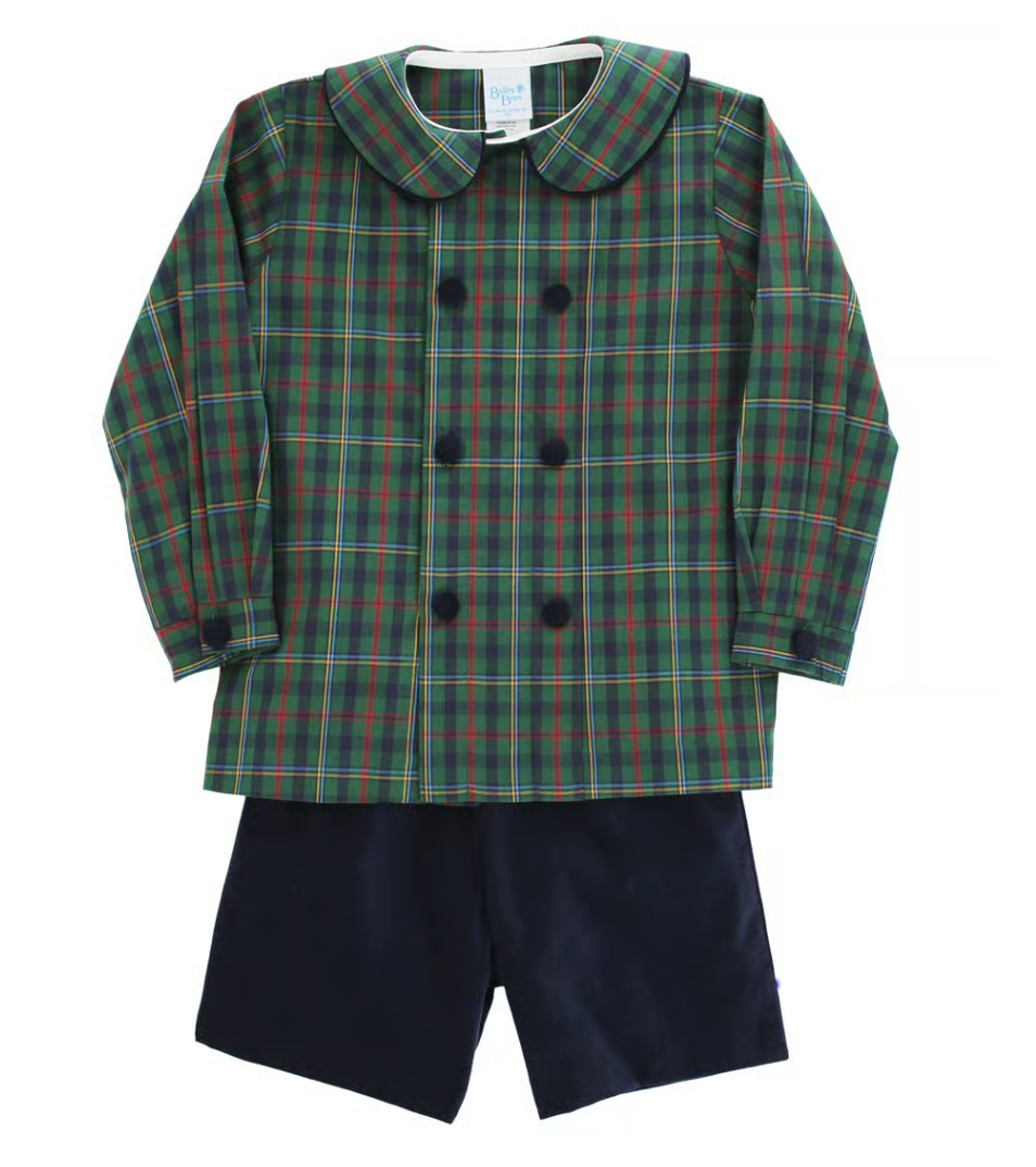 Watson Plaid Dressy Short Set