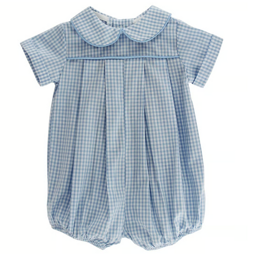 Blue Check Dressy Bubble