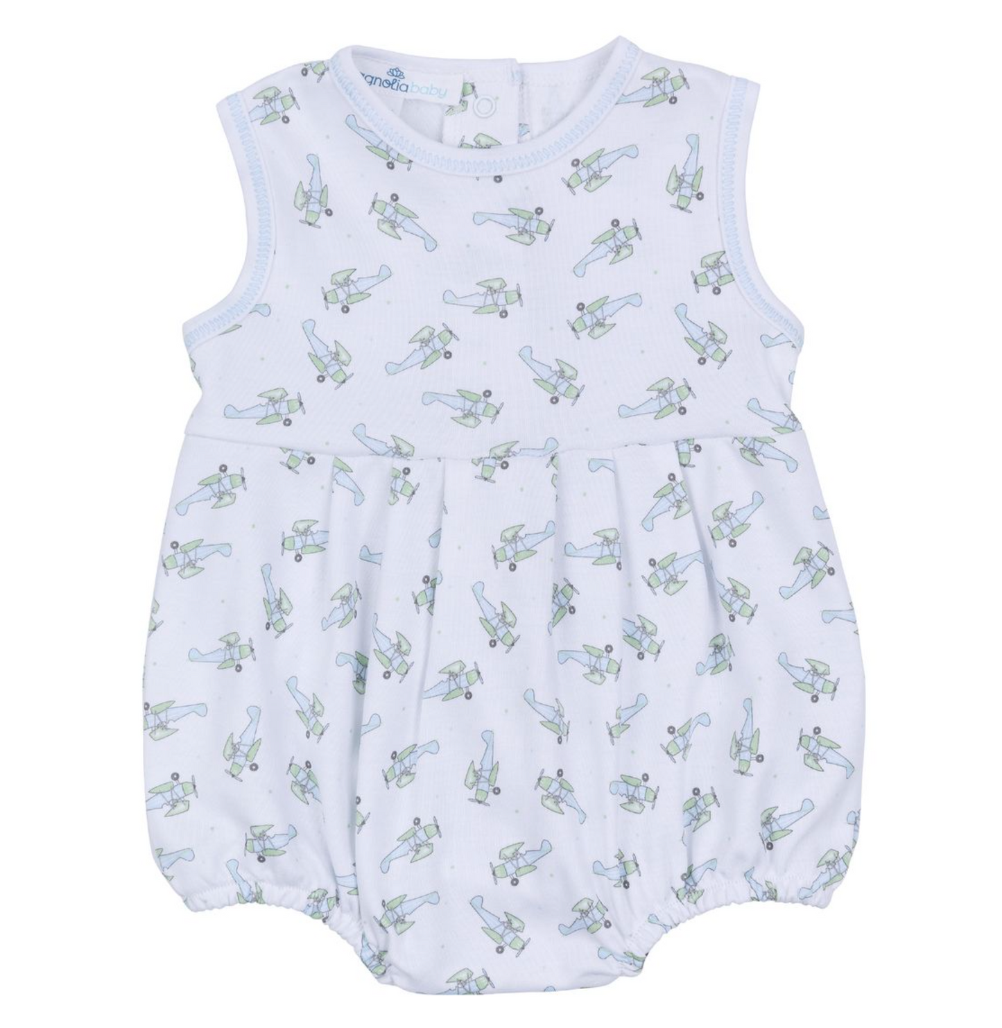 Take Flight Sleeveless Printed Bubble