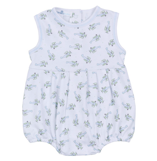 Take Flight Sleeveless Printed Bubble