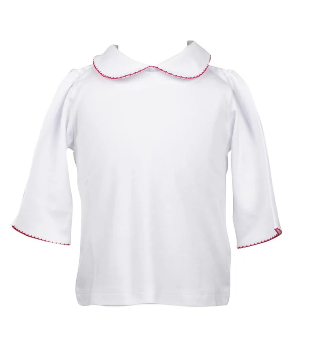 3/4 Sleeve Shirt With Red Trim