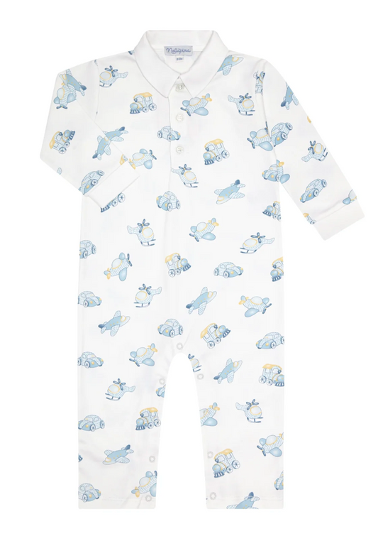 Mini Voyagers Print Playsuit