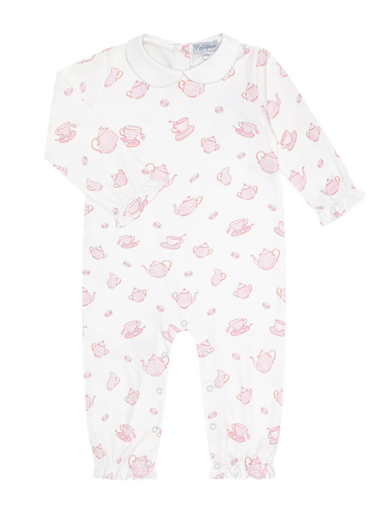 Petite Tea Time Print Playsuit