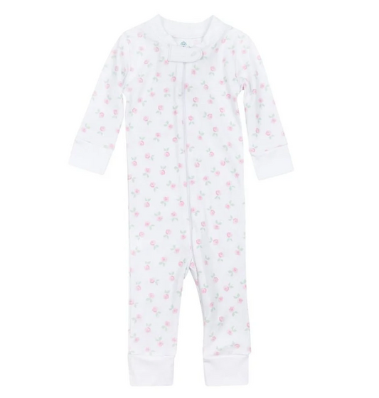 Juliette's Classic Printed Floral Zippered Pajama