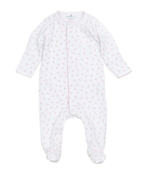 Juliette's Classics Pink Printed Footie