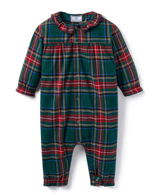 Baby's Twill Madeline Romper Kensington Plaid