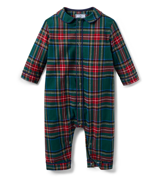 Baby's Twill Cambridge Romper Kensington Plaid