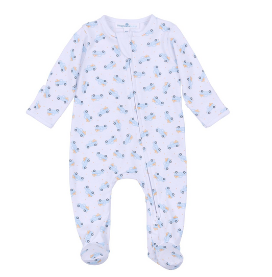 Pumpkin Patch Zippered Footie