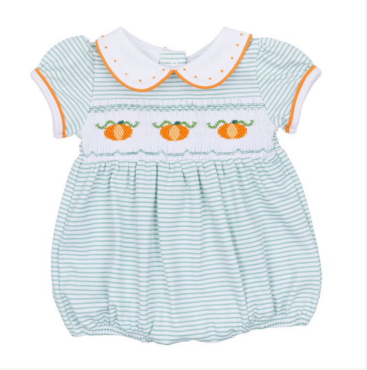 Lil' Pumpkin Classics Smocked Girl Bubble