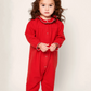 Red Flannel Madeline Girl's Romper