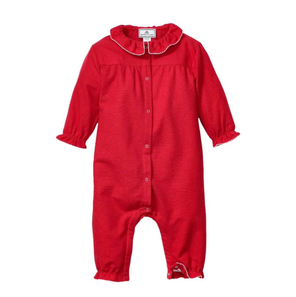 Red Flannel Madeline Girl's Romper