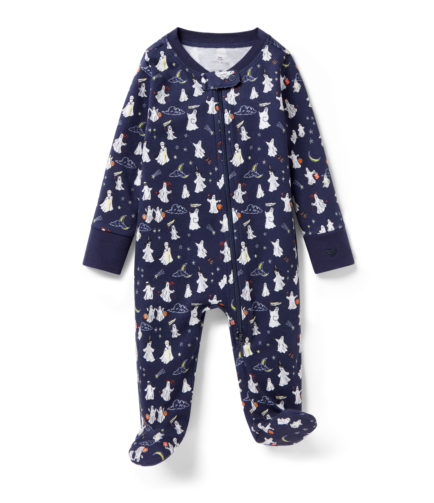 Baby's Pima Romper in Spooky Slumber