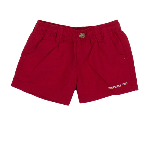 Boy's Mallard Shorts Crimson
