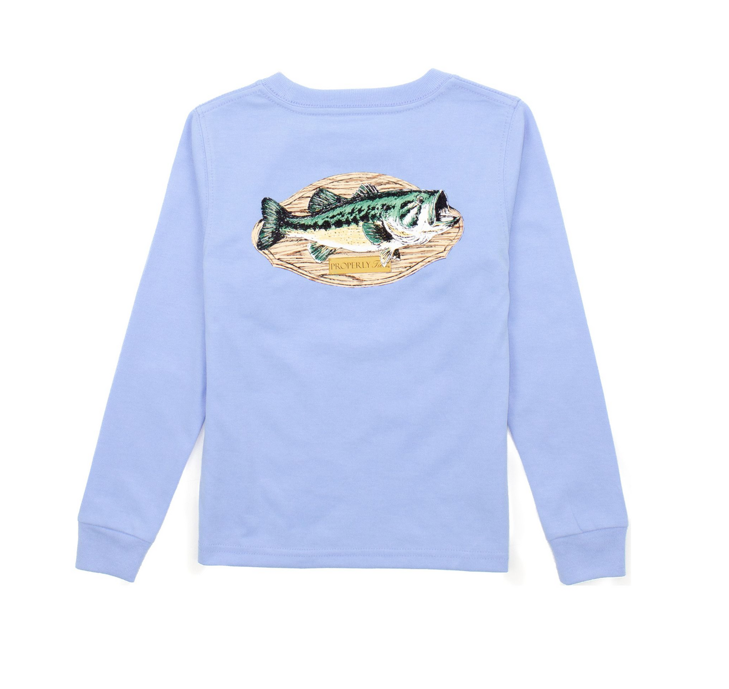 Boys Bass Mount T-Shirt Light Blue
