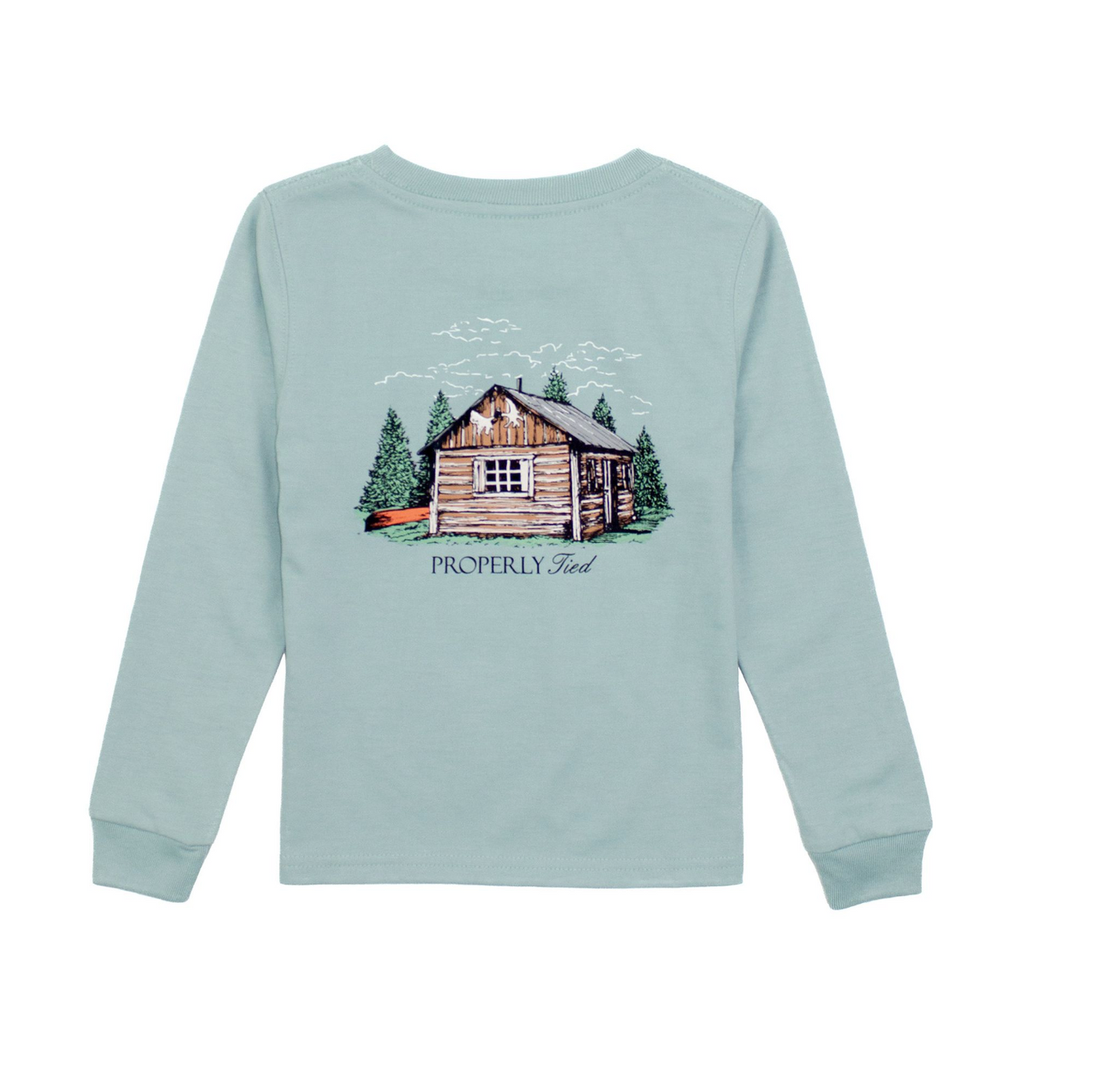 Boys Cabin T-Shirt Marine Mist