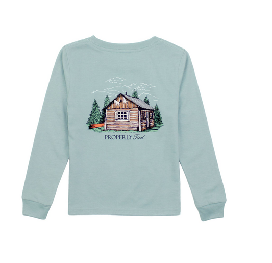 Boys Cabin T-Shirt Marine Mist