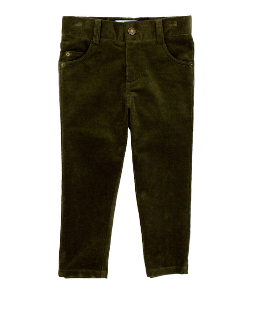 Boy's Pinwale Cord Pant Olive