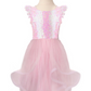Pink Sequins Twirl Dress
