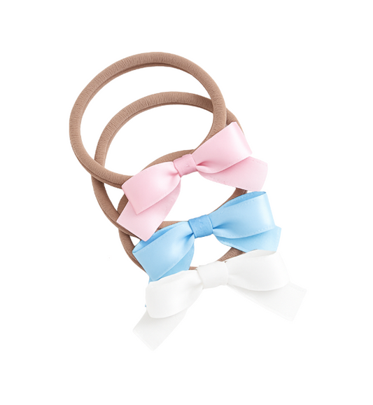 Set of 3 Satin Baby Headbands