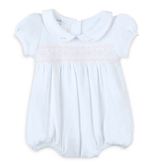 Lizzie and Landon's Smocked Girl Bubble