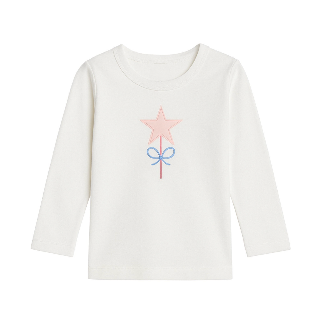 Long Sleeve Applique Top, Magic Wand