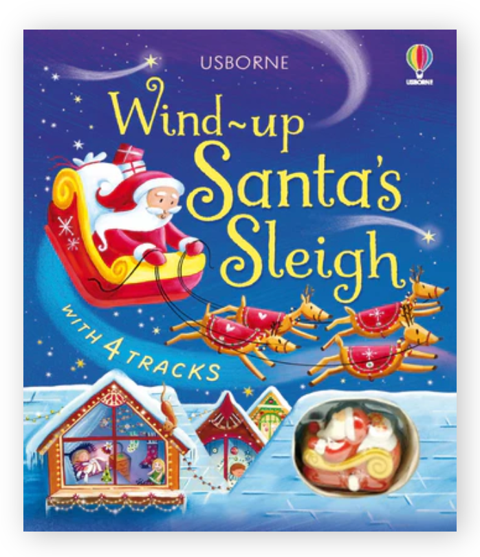 Wind-Up Santa's Sleigh