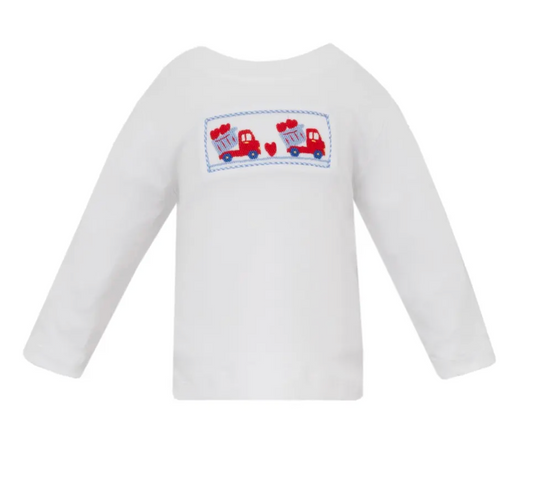 Smocked Valentine's Long-Sleeve T-Shrt