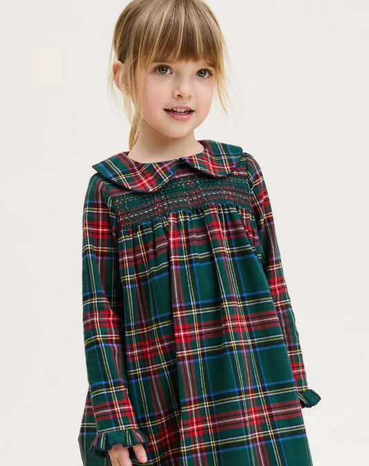 Children's Brushed Twill Eloise Nightgown Kensington Plaid