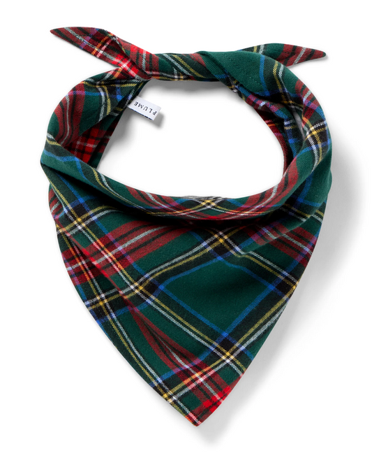 Dog Bandana in Kensington Tartan, Large