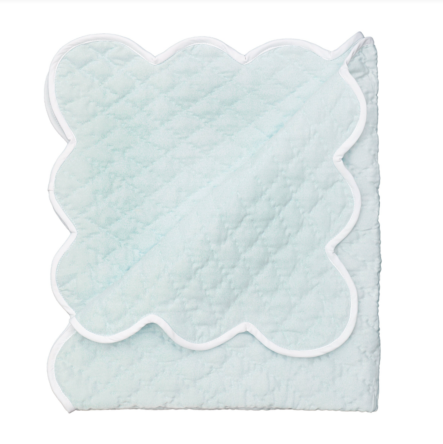 Quilted Satin Baby Blanket