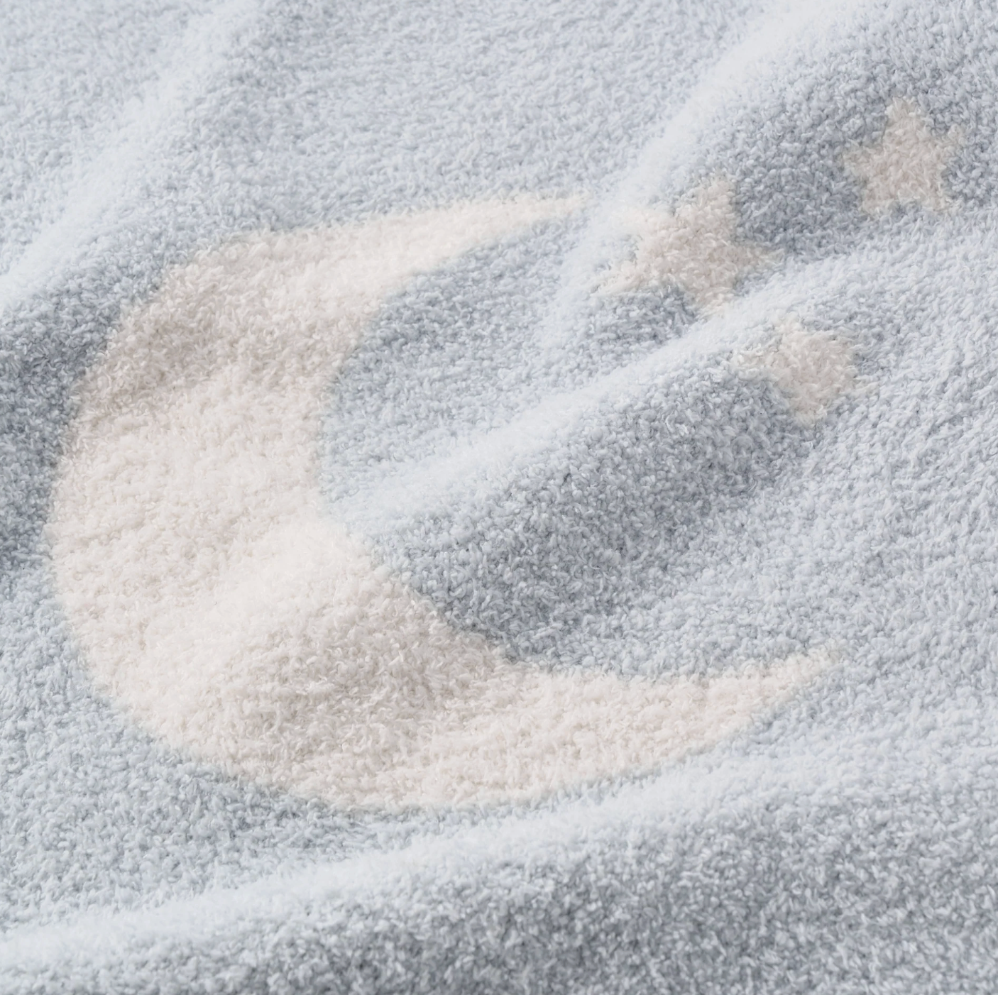 Celestial Feather Knit Baby Blanket