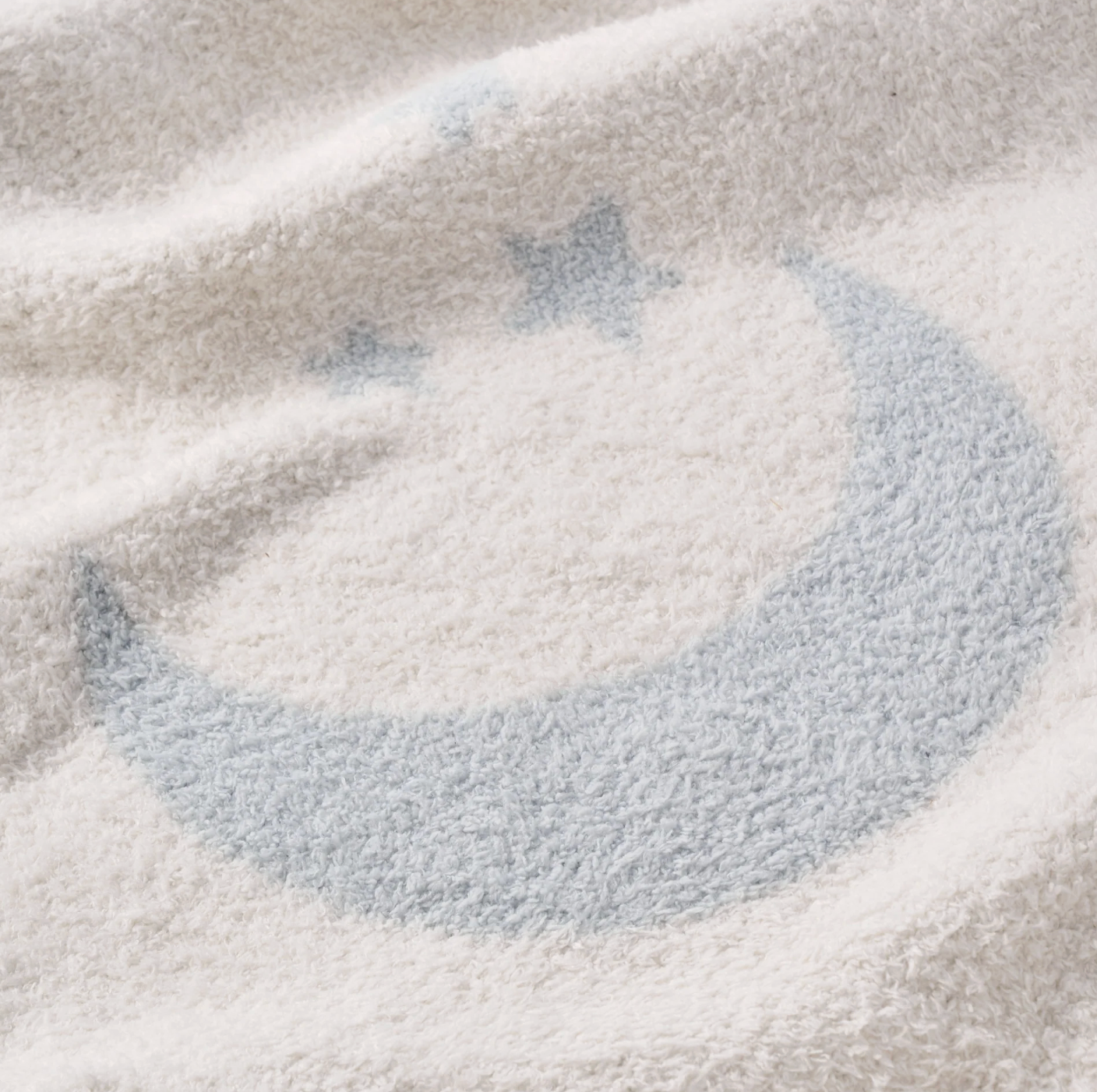 Celestial Feather Knit Baby Blanket