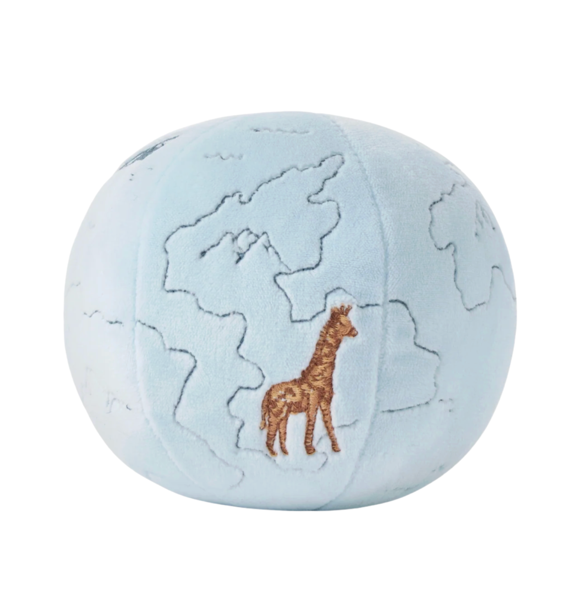 World Explorer Globe Plush Rattle