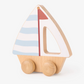 Wooden Push Toy Sail Boat