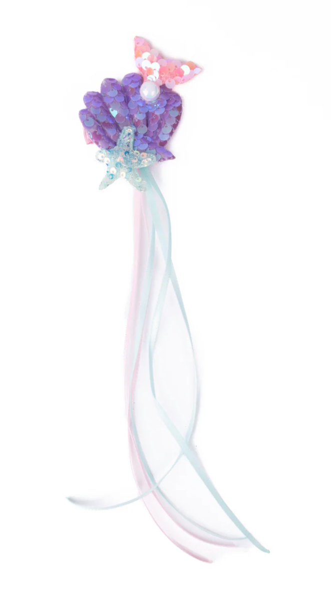 Bling Bling Mermaid Skirt & Hairclip Set